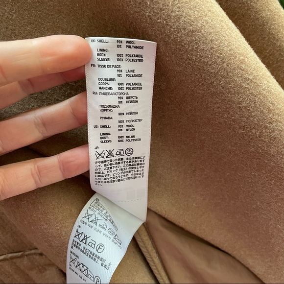 Uniqlo x +J open front wool camel jacket - Picture 6 of 7